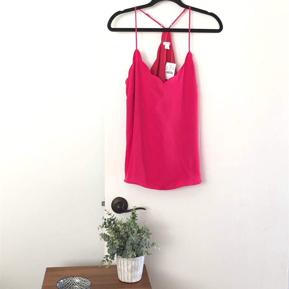 J Crew Scallop Tank